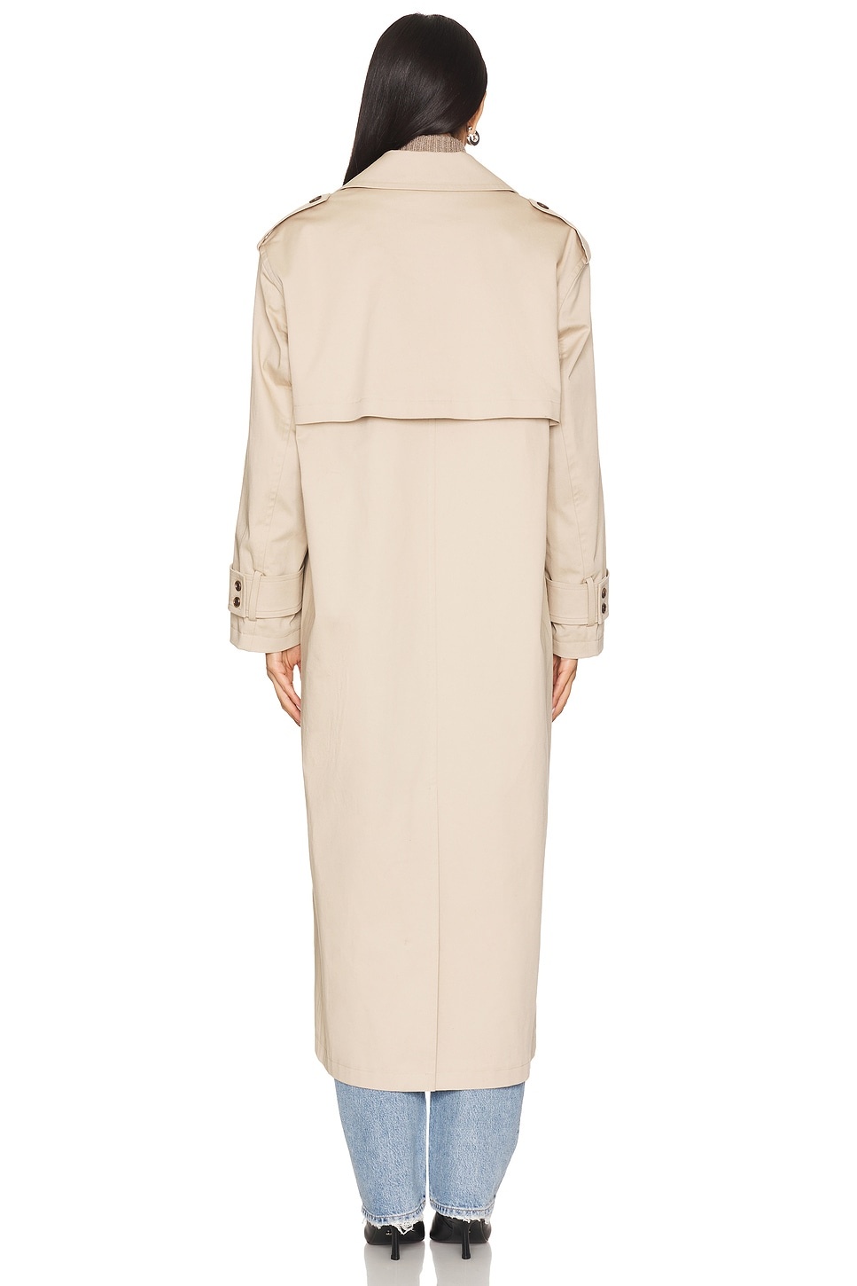 Oversized Double Button Trench - 4