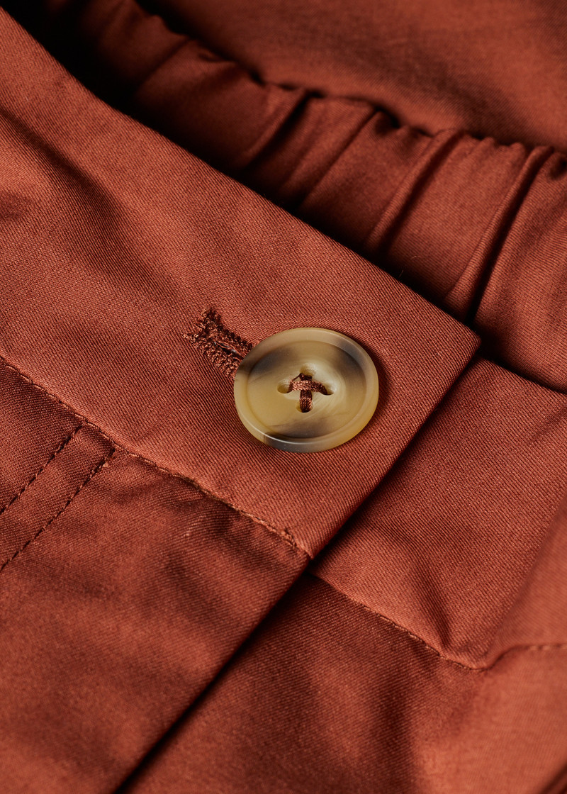 Paul Smith Women's Rust Red Balloon Trousers outlook