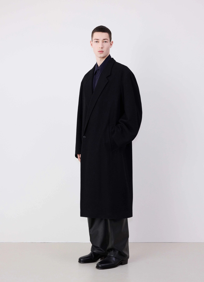 Lemaire MAXI DOUBLE BREASTED COAT | REVERSIBLE