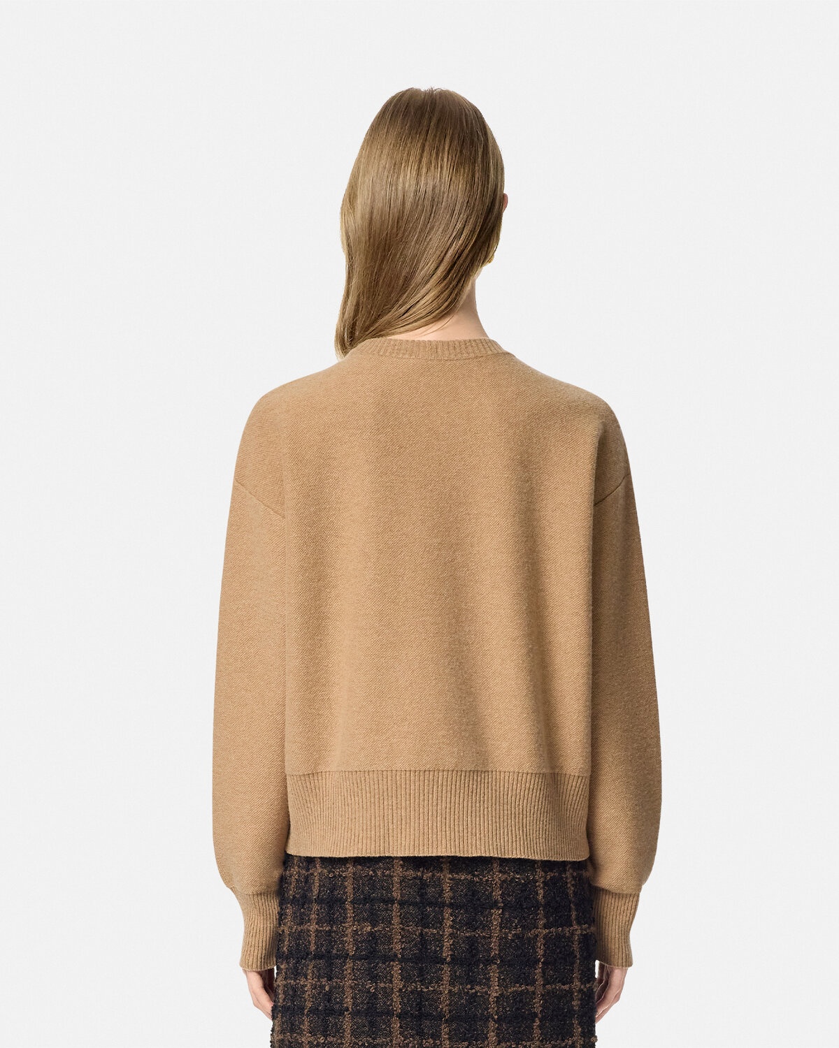 Medusa Wool-Blend Knit Towel Sweater - 5
