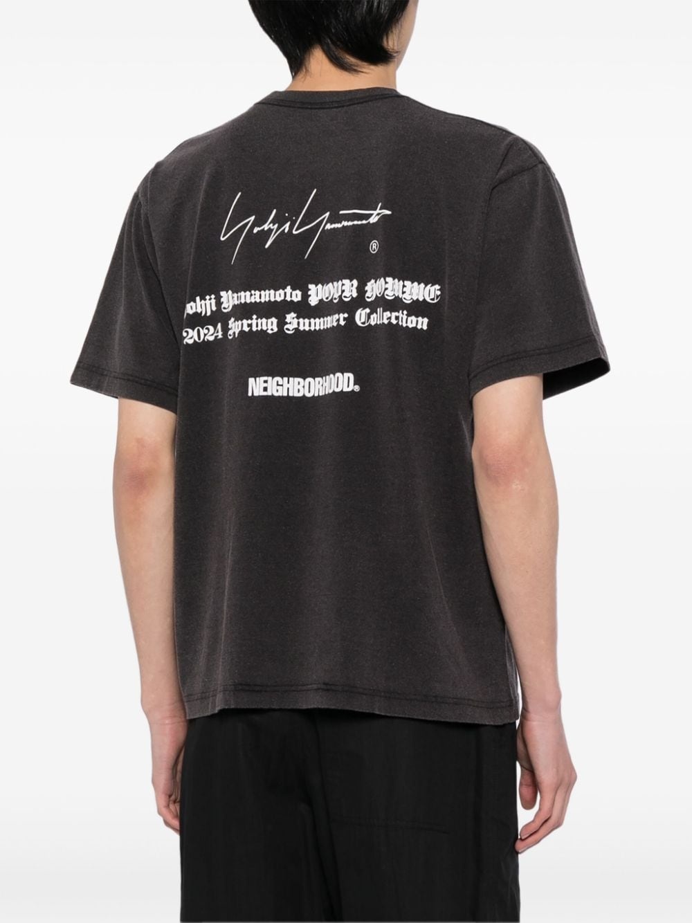 x NEIGHBORHOOD graphic-print cotton T-shirt - 4