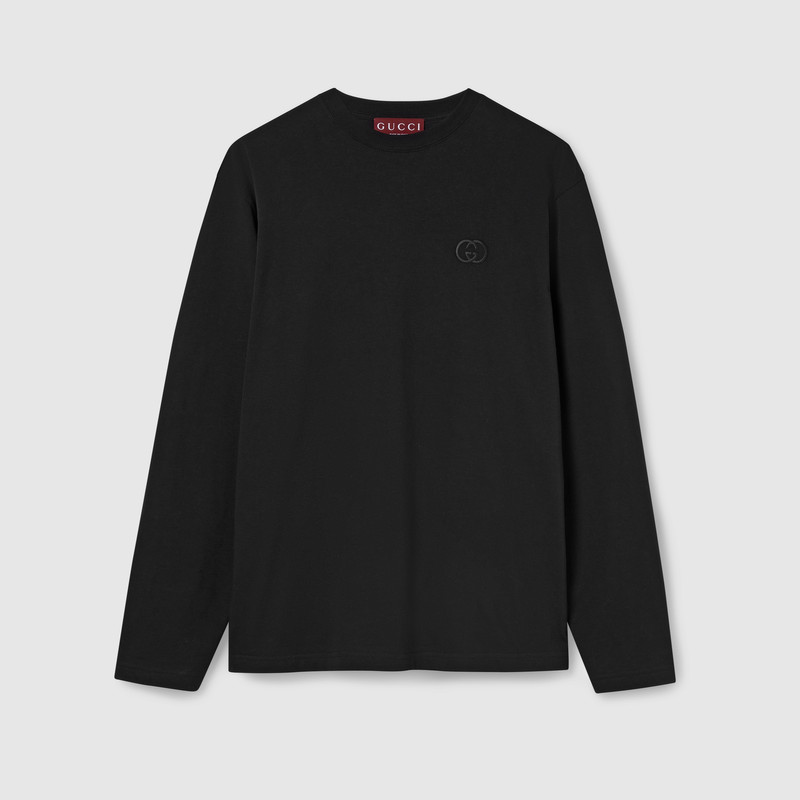 Long-sleeve cotton jersey T-shirt 1