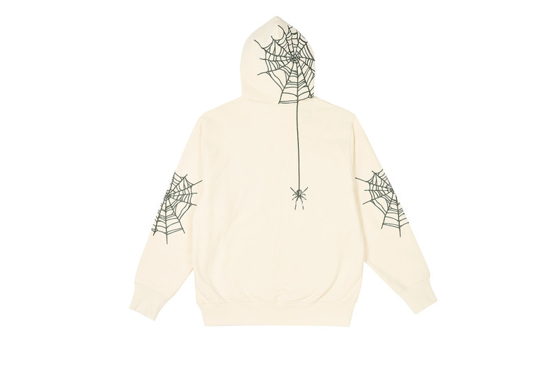 PALACE SPIDER ZIP HOOD SOFT WHITE outlook