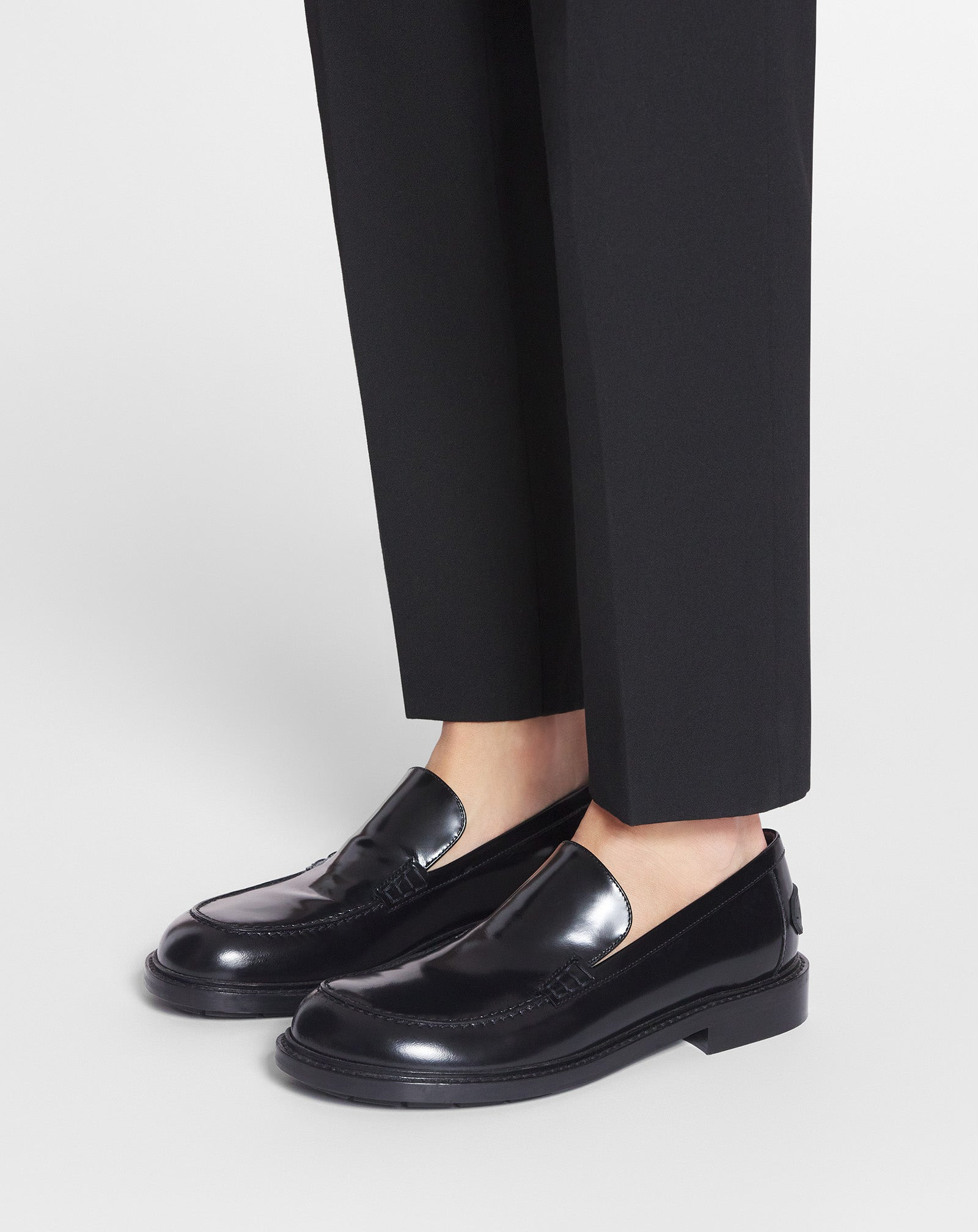 SPINTO LOAFERS IN GLOSSY LEATHER - 6