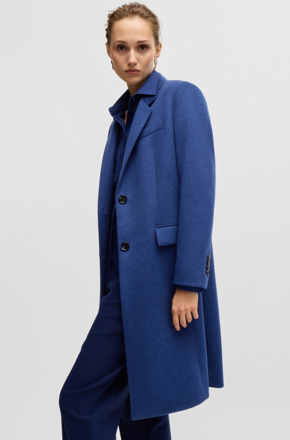 SLIM-FIT BUSINESS COAT IN WOOL AND CASHMERE - 6
