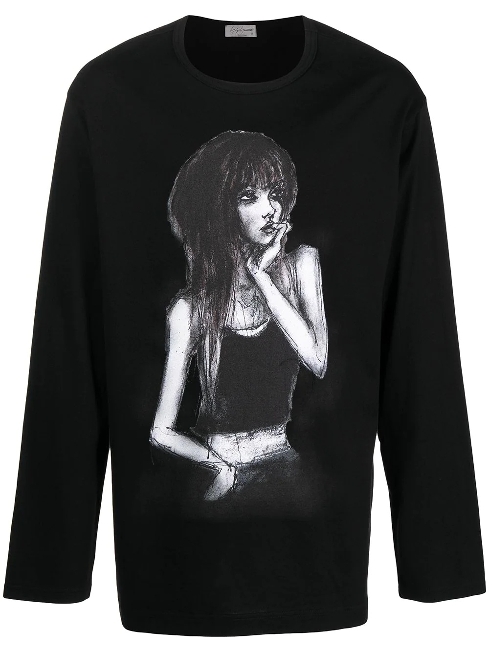 graphic-print long-sleeve T-shirt - 1