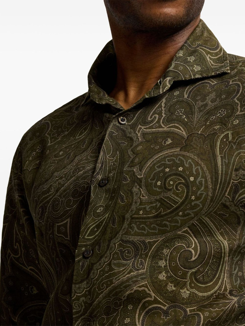 paisley-print long-sleeved shirt 5