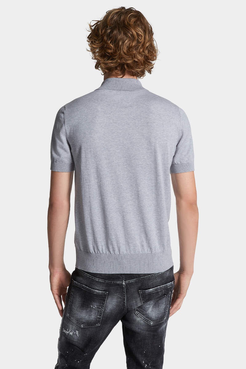 D2 KNIT POLO - 4