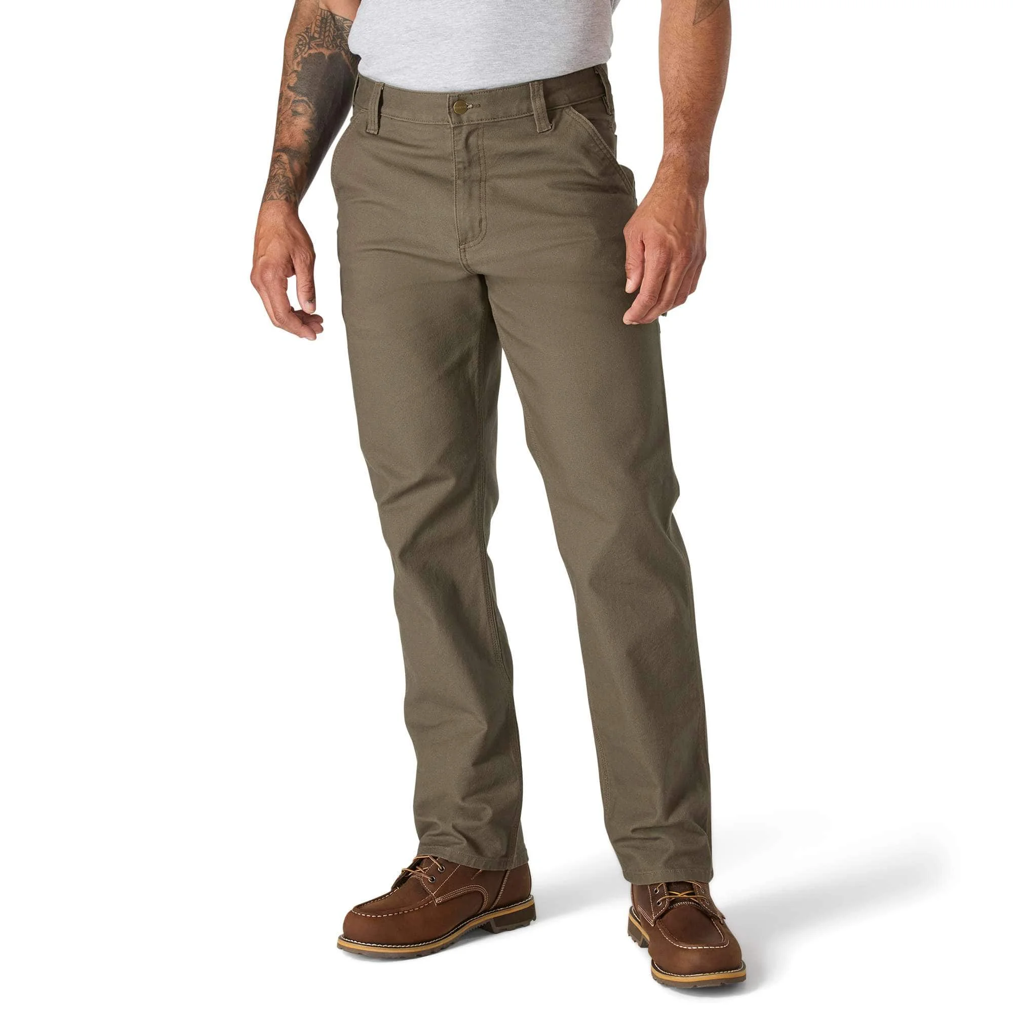 Relaxed Straight Rugged Flex™ Duck Dungaree - 1