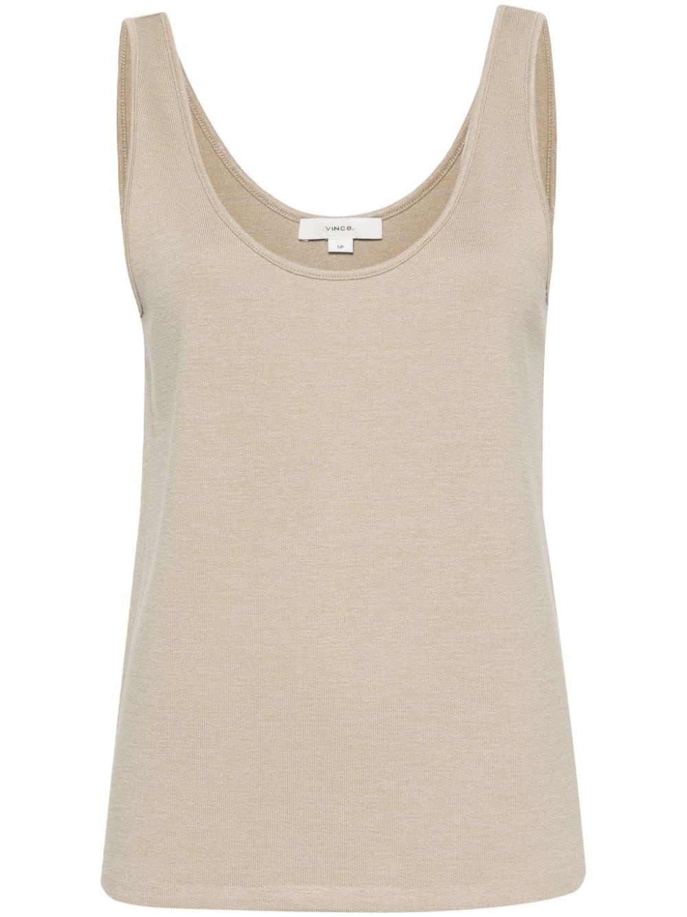 sleeveless knitted top - 1