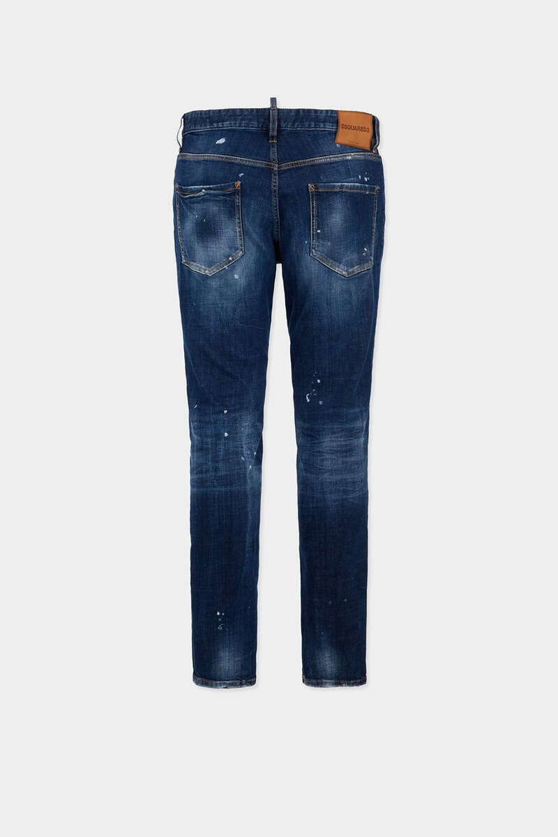 DSQUARED2 MEDIUM RED SPOT WASH TEDDY JEANS outlook