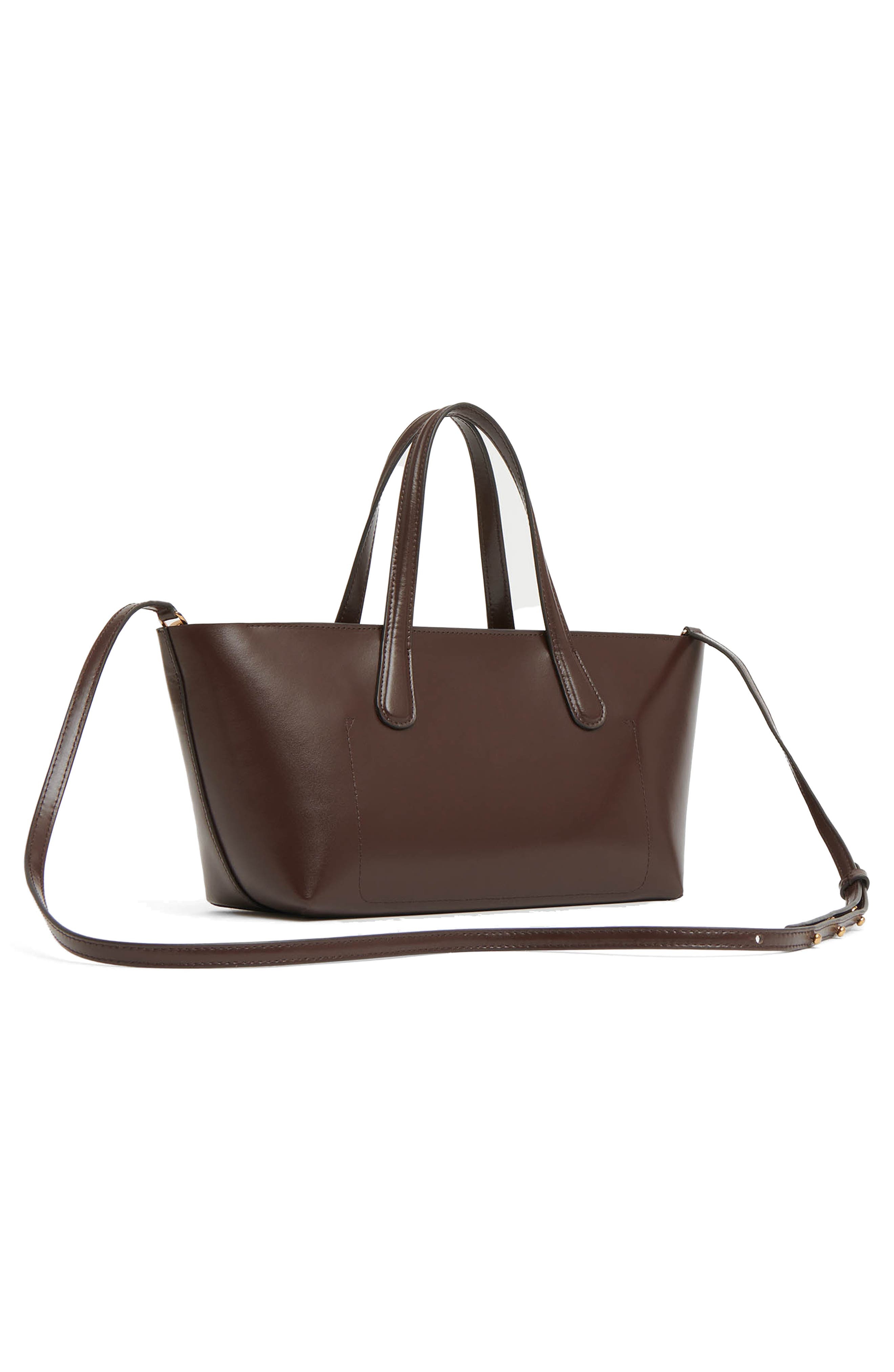 Mansur Gavriel Mini Everyday Leather Tote in Chocolate/Warm Grey at Nordstrom - 2