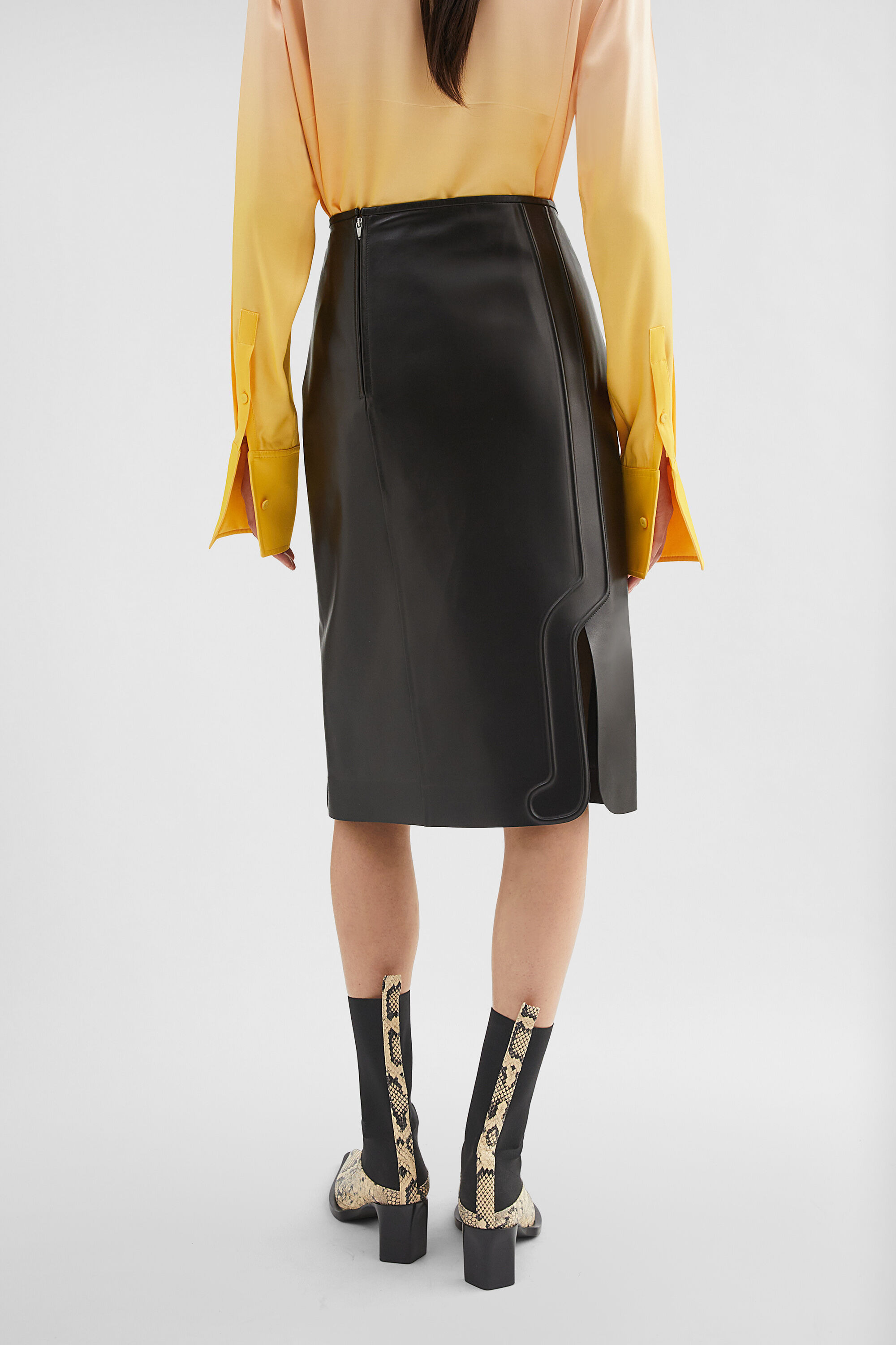 Leather Skirt - 6