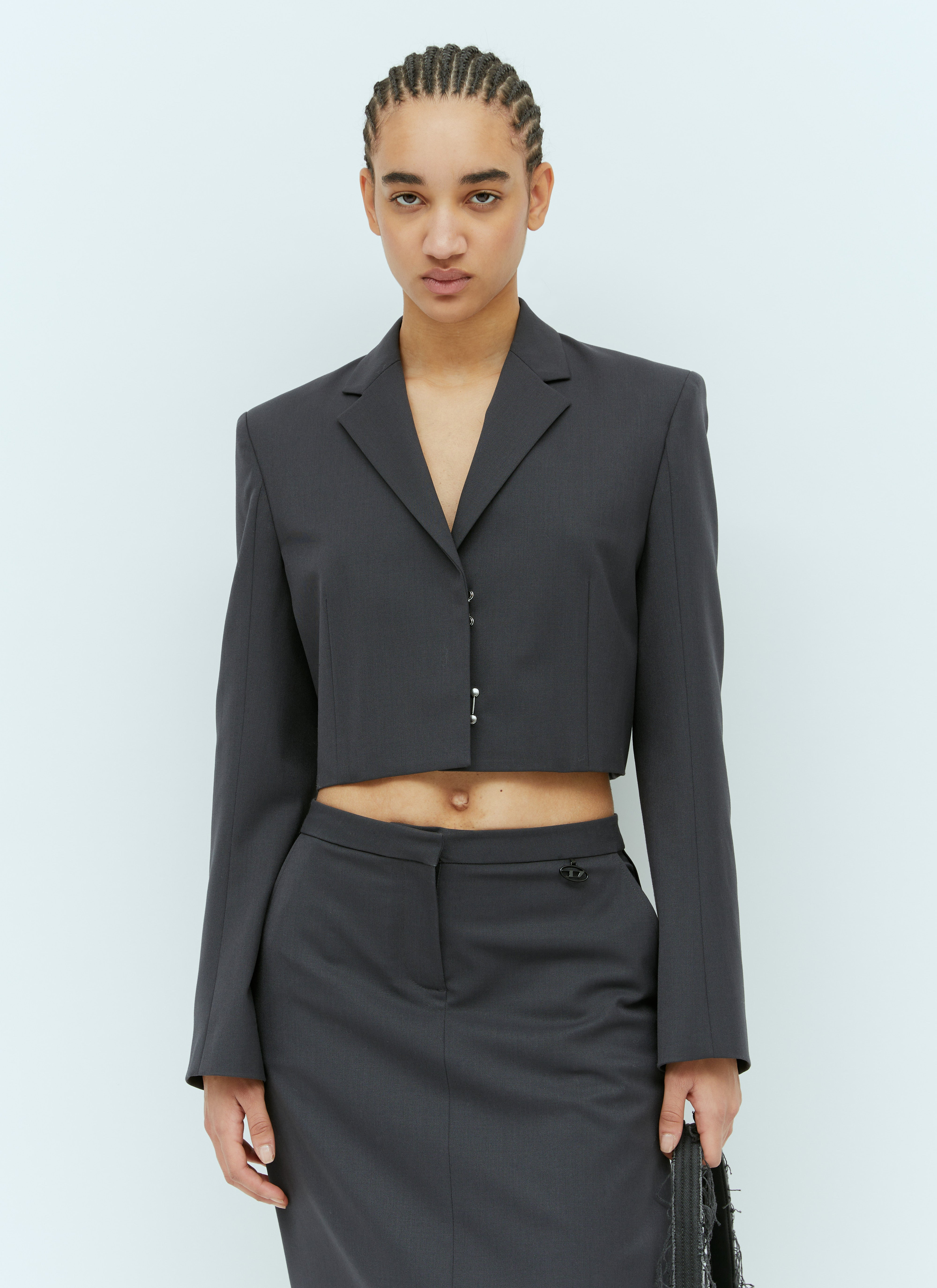 Diesel Women G-Milla-P1 Tailored Crop Blazer - 1