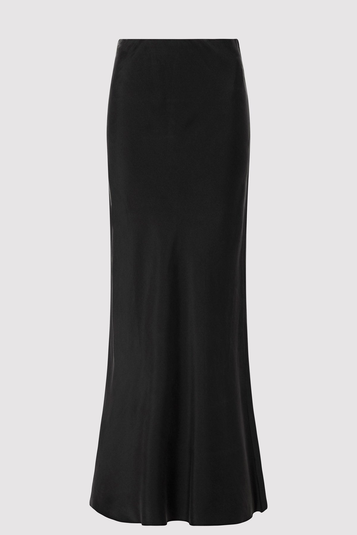 Bias Slip Skirt - Black - 1