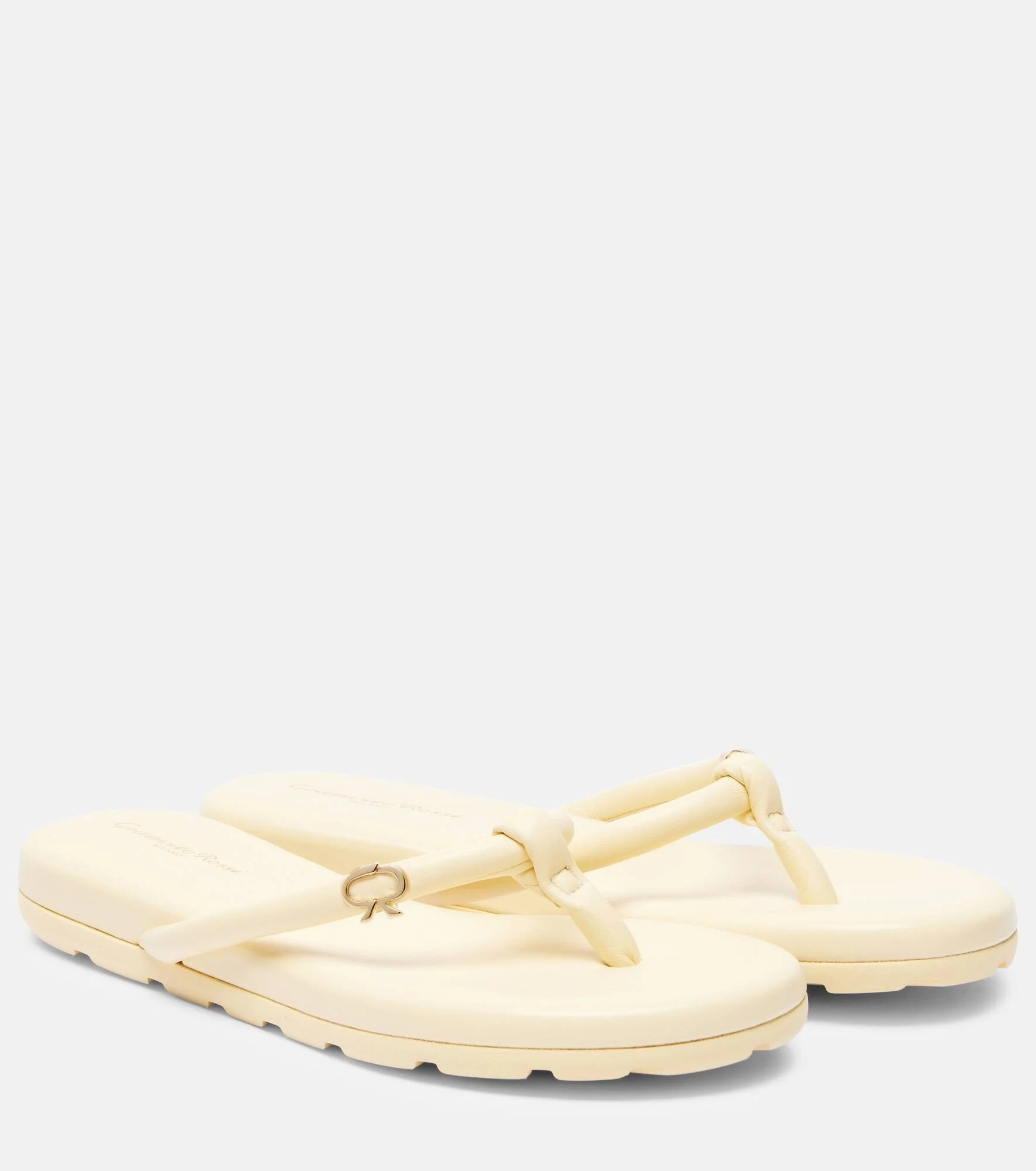 Fiji leather thong sandals - 1