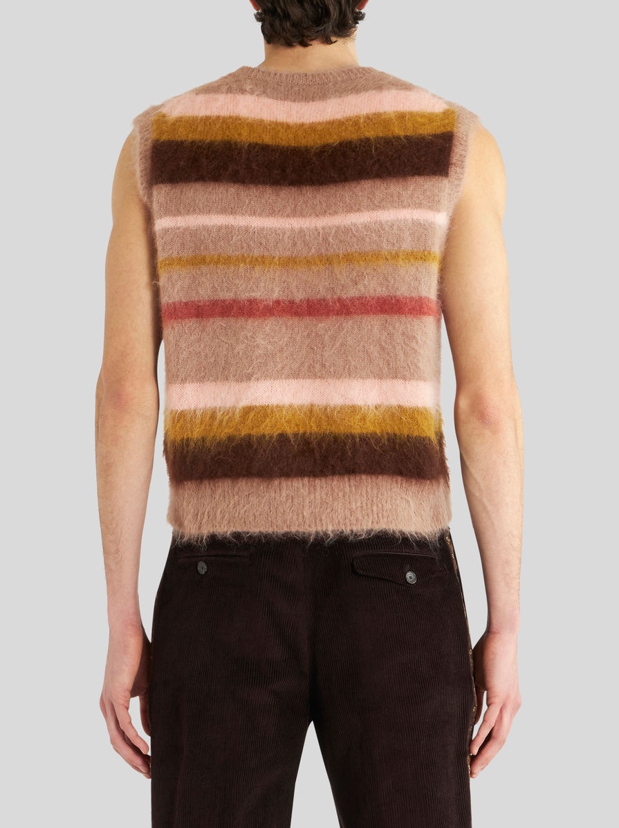 STRIPED WAISTCOAT WITH LOGO - 5