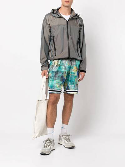 John Elliott iridescent hooded field jacket outlook