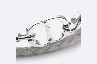 Dior CD Icon Braided Leather Bracelet outlook