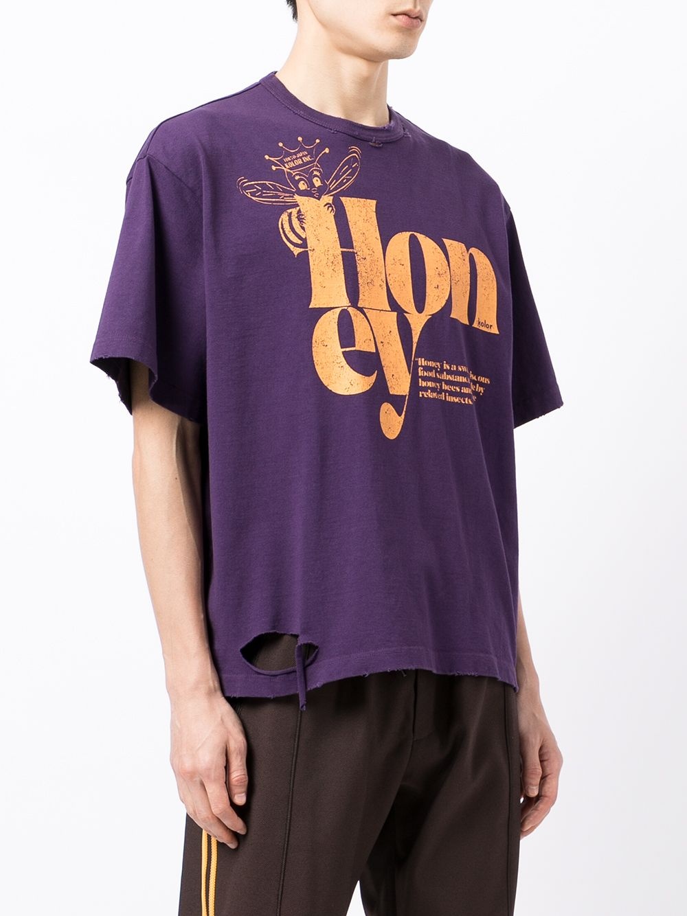 Honey slogan-print T-shirt - 3