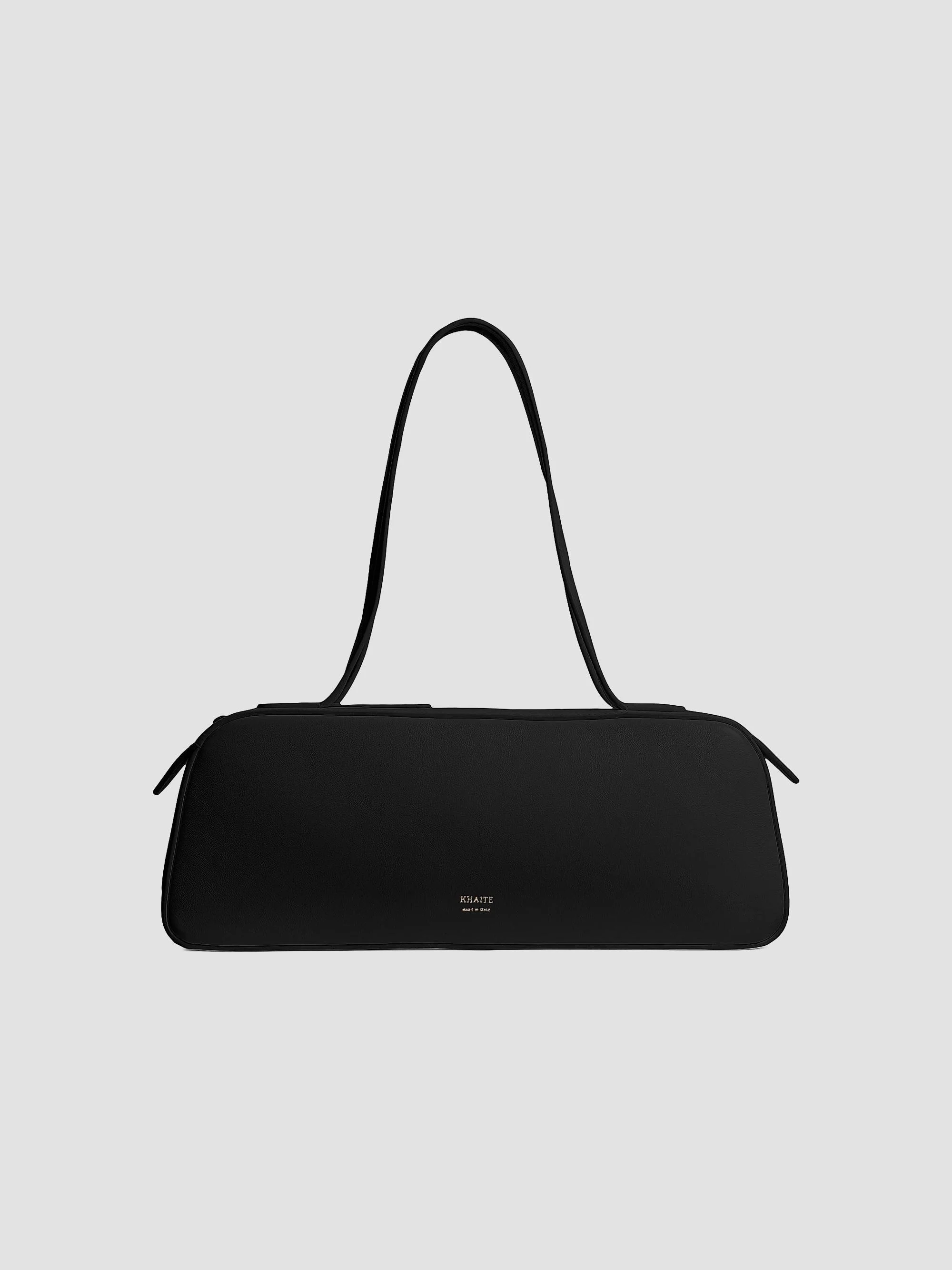 Women's Simona Leather Shoulder Bag - Black - 1