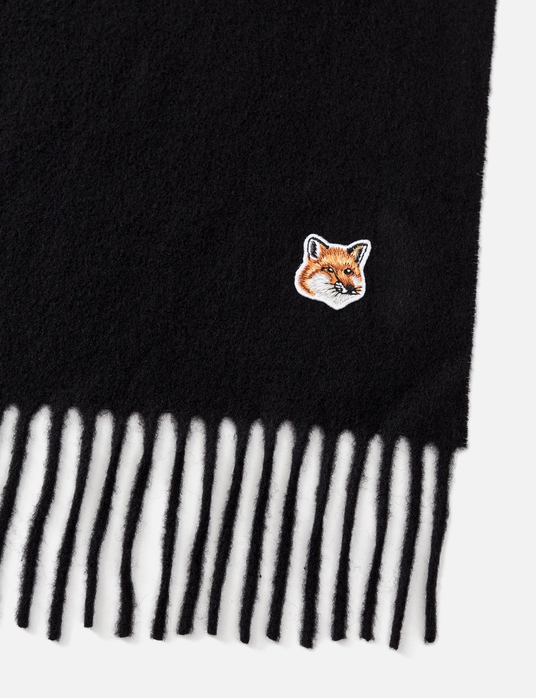 FOX HEAD PATCH WOOL SCARF - 5