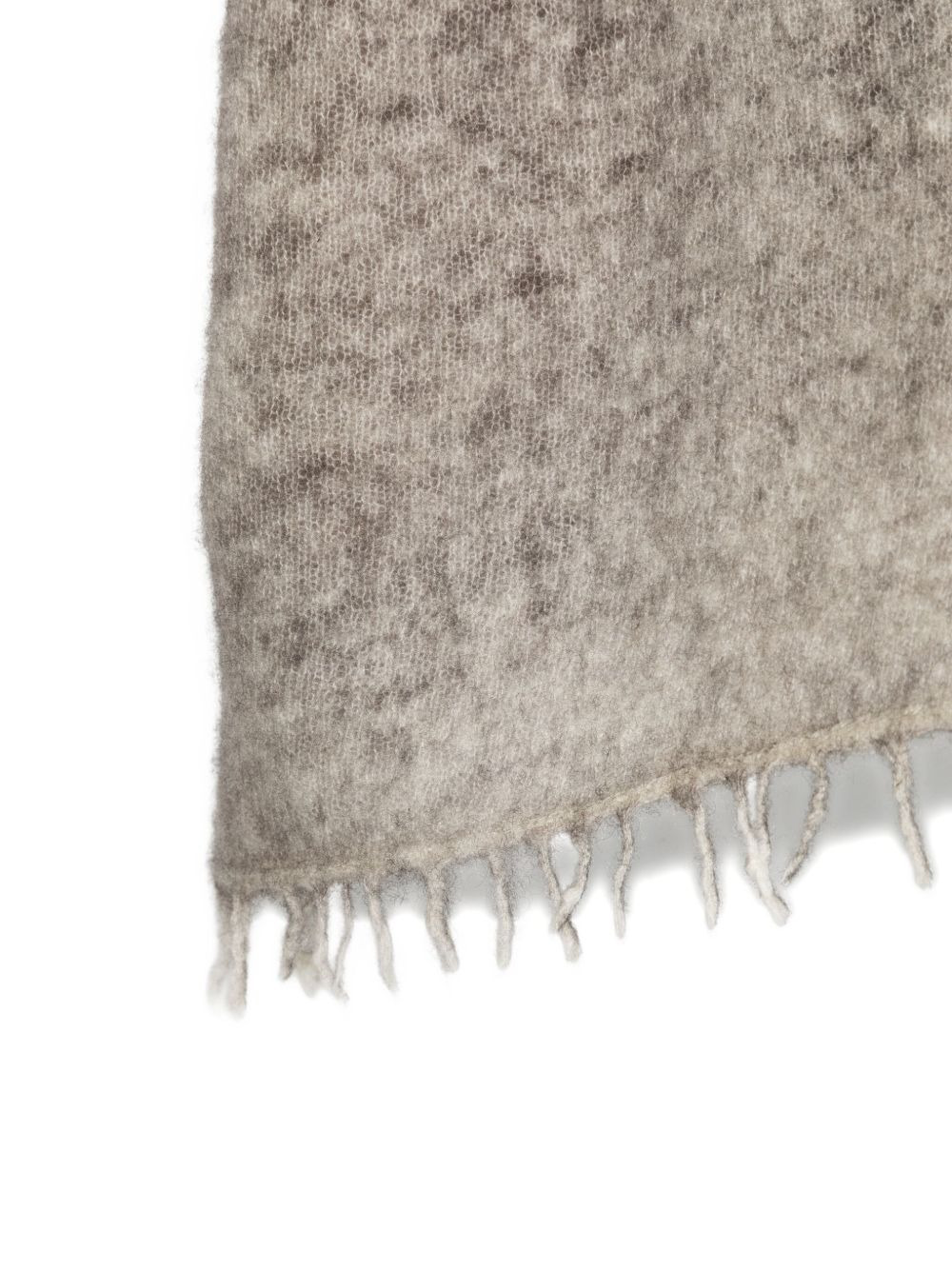 frayed-edge cashmere scarf - 2