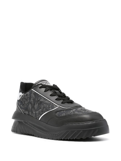 VERSACE Odissea Barocco Silhouette-jacquard sneakers outlook