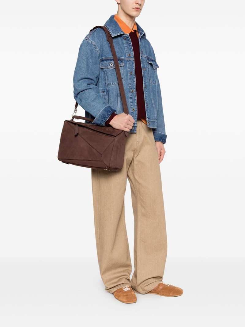 Loewe Large Puzzle structured top tote bag outlook