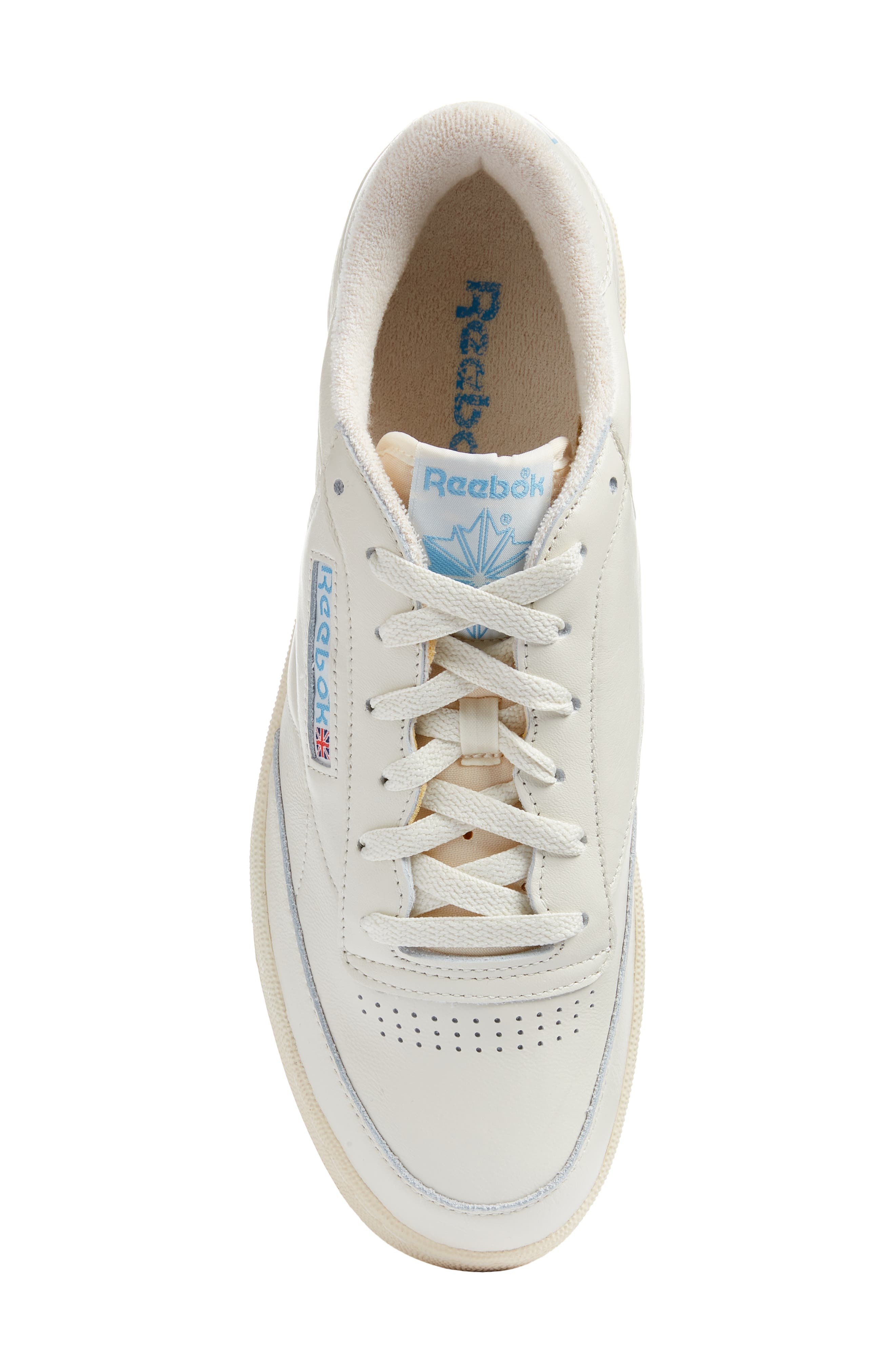 Reebok Club C 85 Vintage Sneaker in Chalk/Alabaster/Essential Bl at Nordstrom - 5