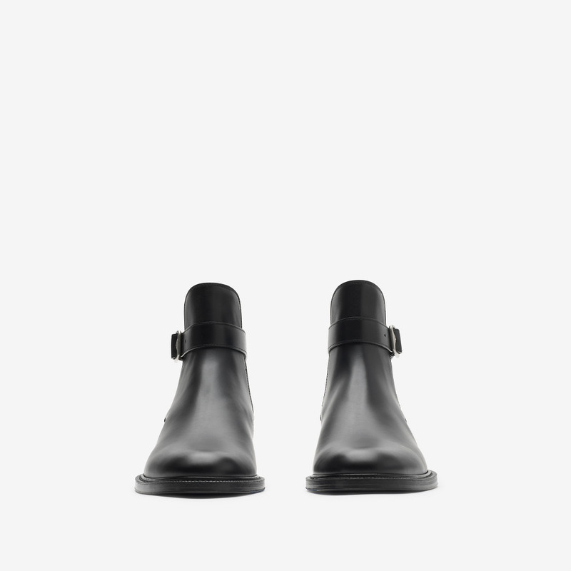 Burberry Leather Manor Jodhpur Boots outlook