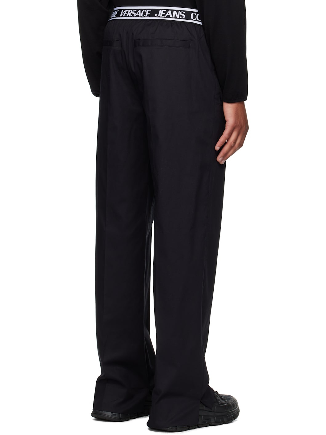 Black Logo Trousers - 3