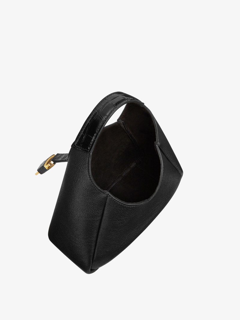 MINI G-HOBO BAG IN GRAINED LEATHER 5