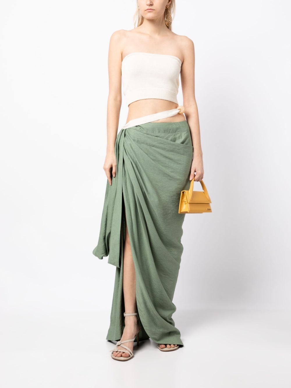 La Jupe gathered-detail maxi skirt - 2