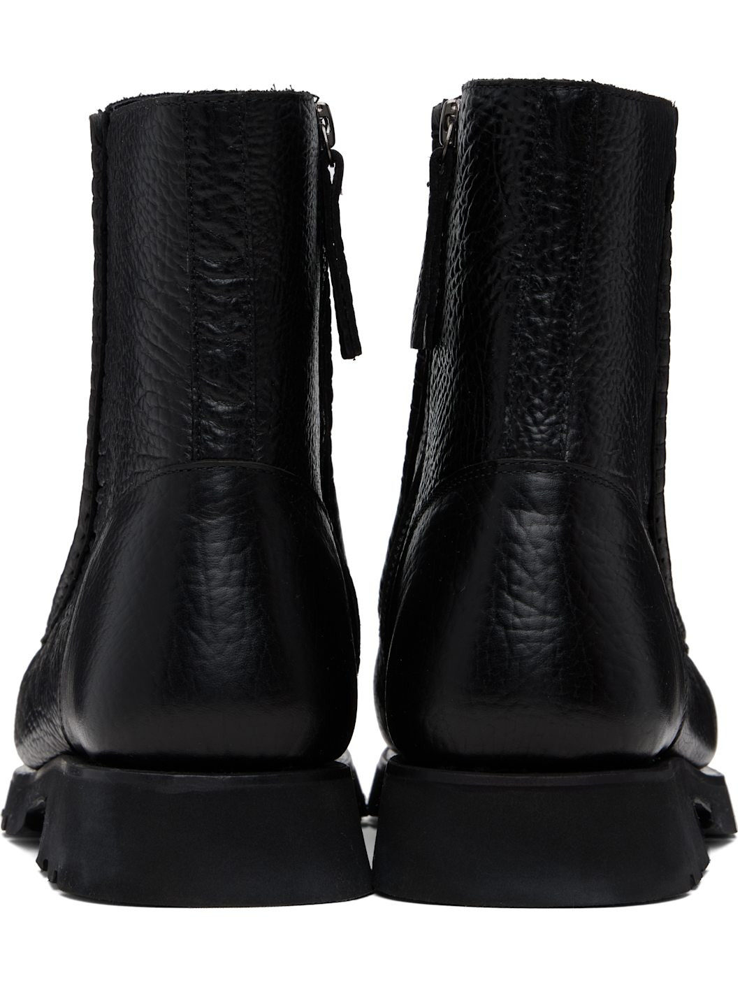 Black Riera Sport Grainy Boots - 2