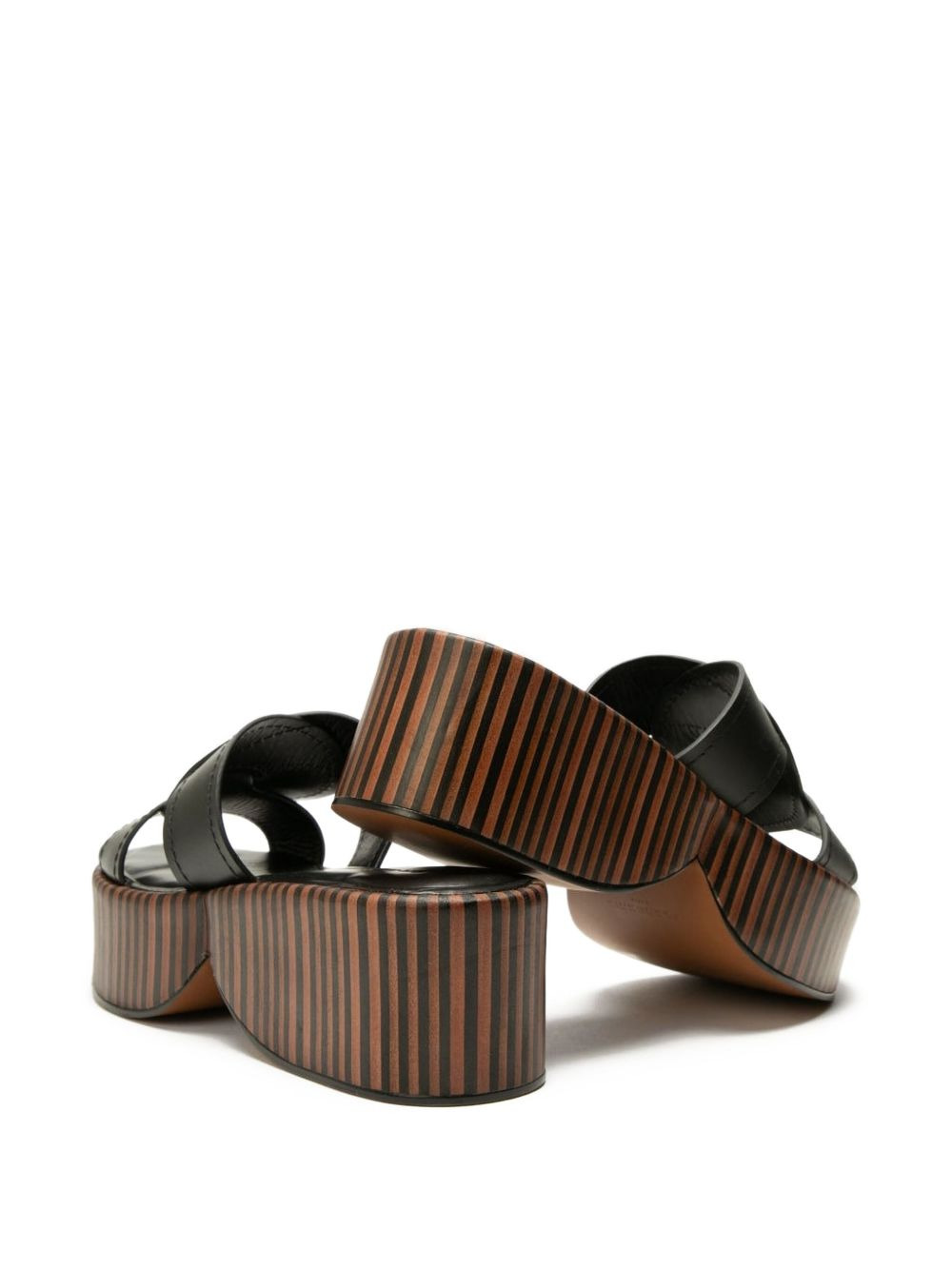 65mm Fodie cross-strap platform sandals - 4