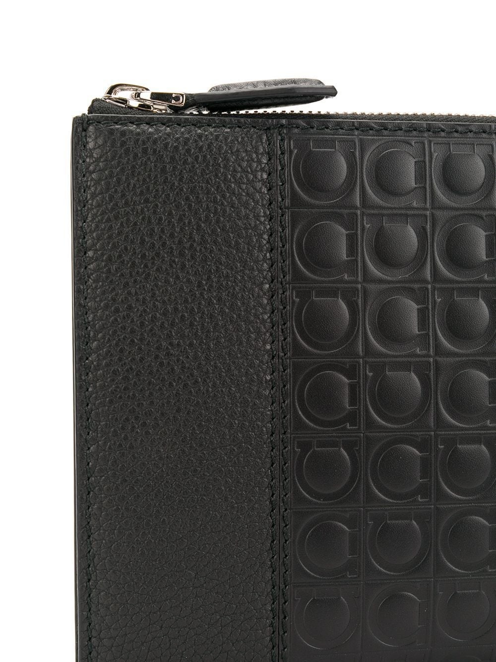 embossed Gancio clutch - 4