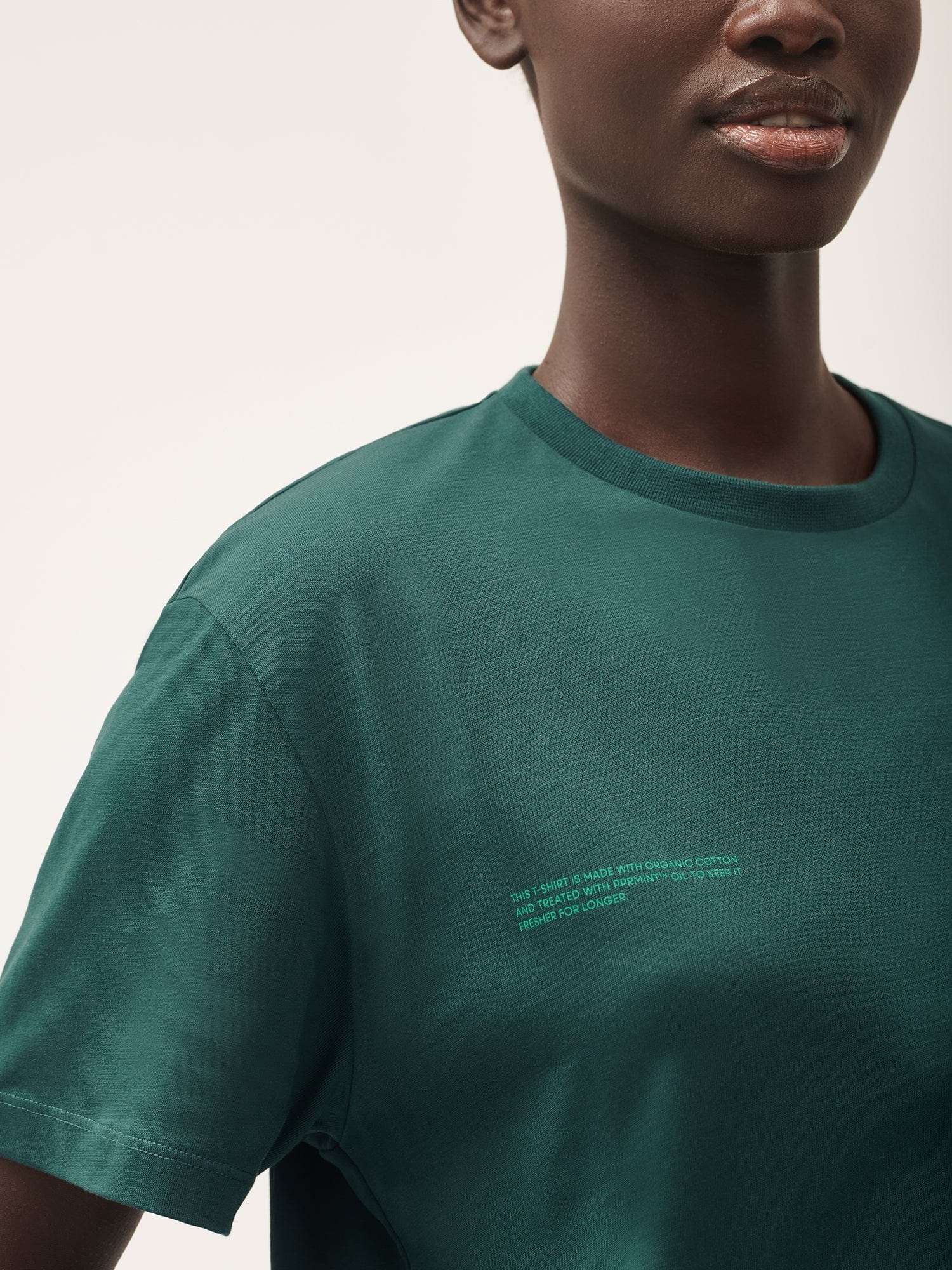Womens Choose Love Midweight T-Shirt - Foliage Green - 5
