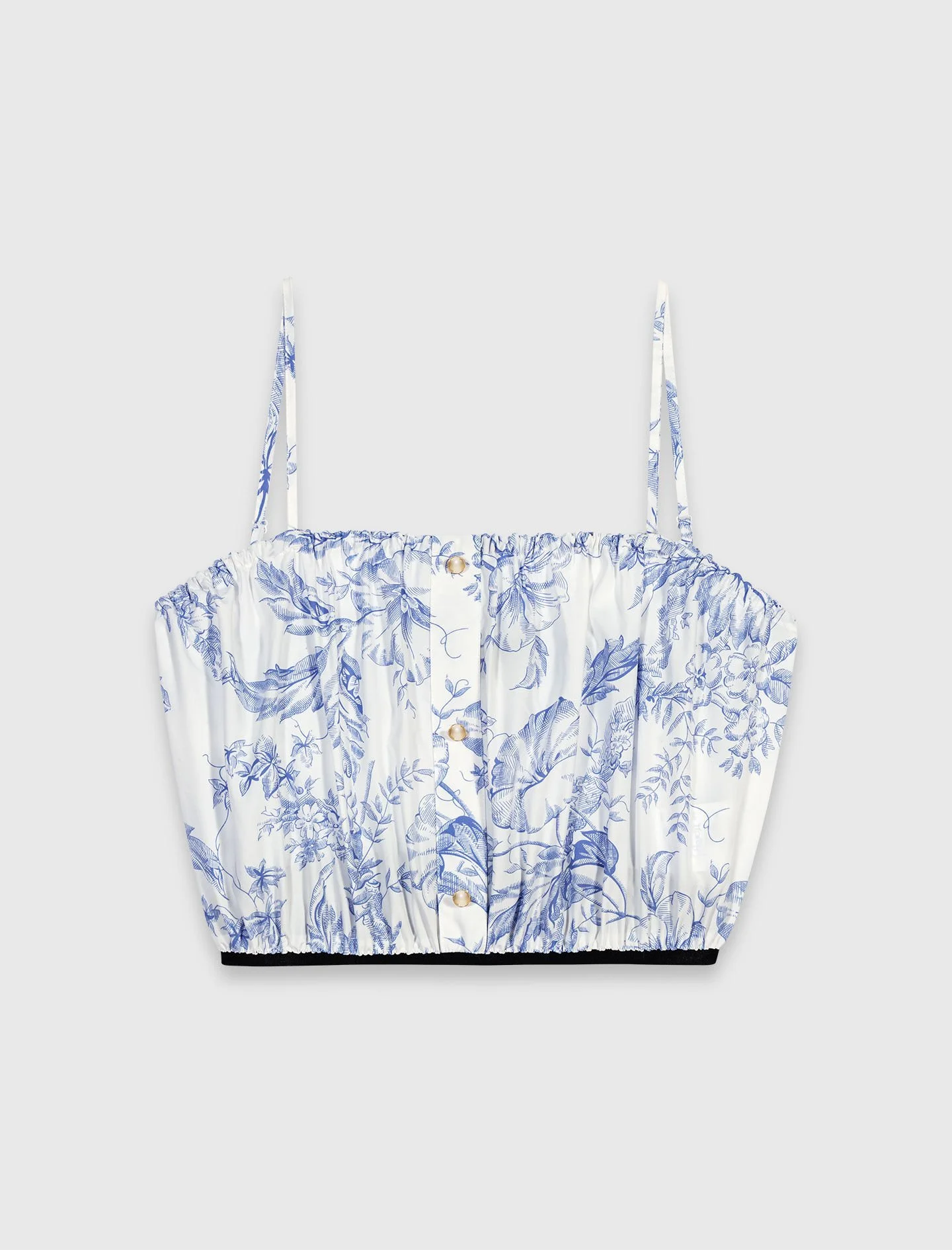Patterned top with straps - 1