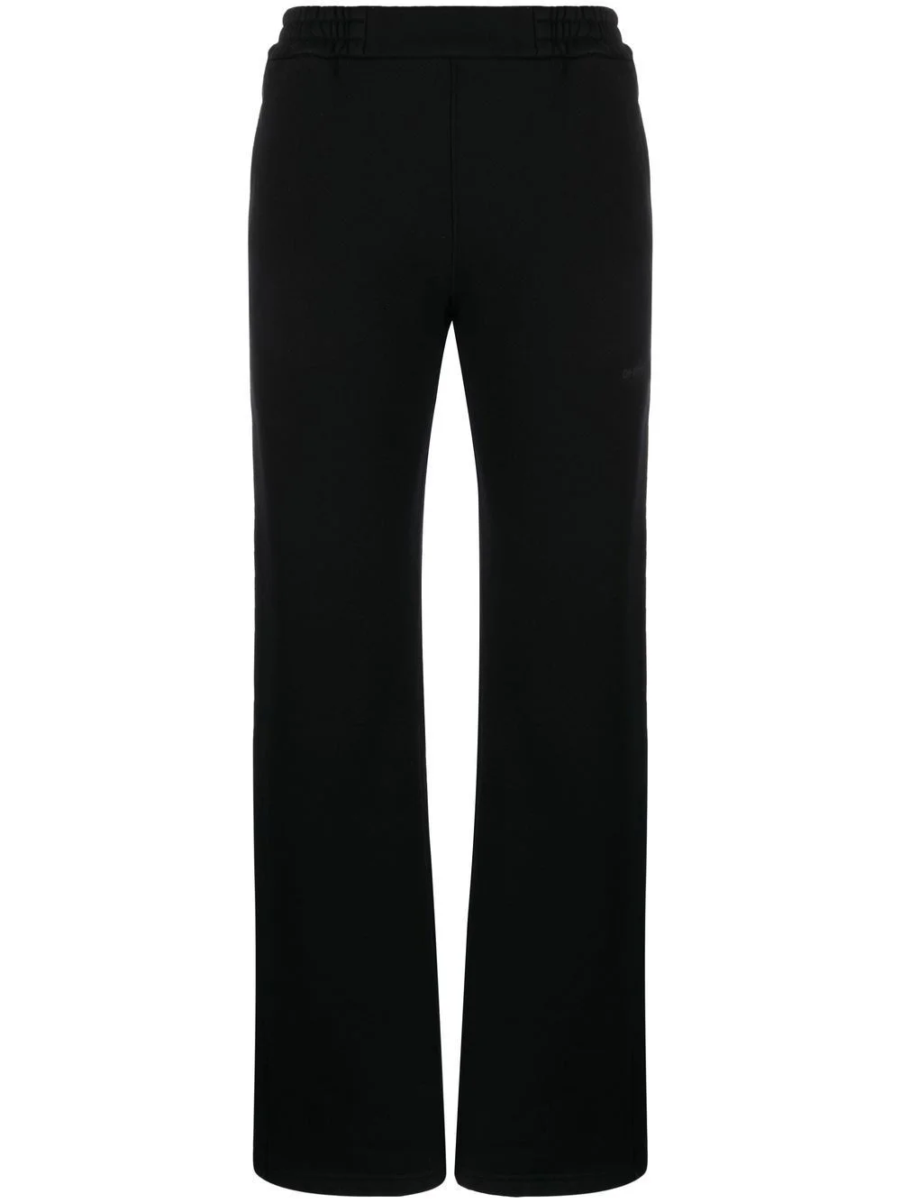 Diag-print cotton track pants - 1