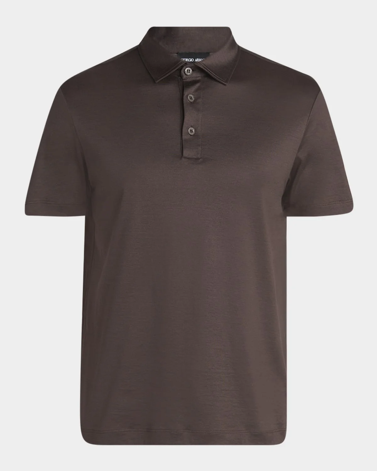 Men's Silk and Cotton Polo Shirt - 1