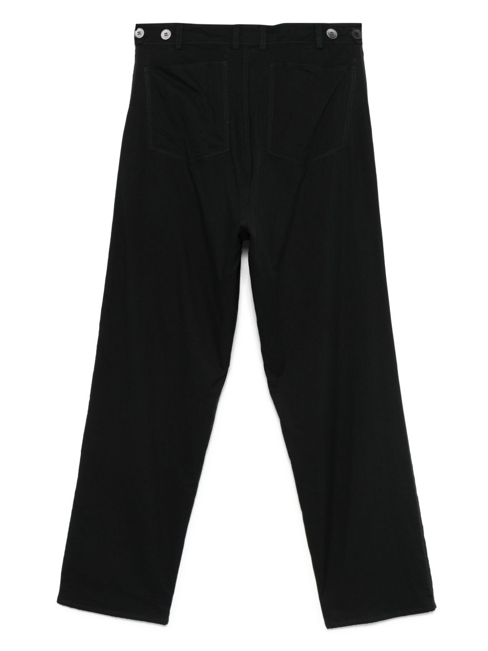 zip-up straight-leg trousers - 2