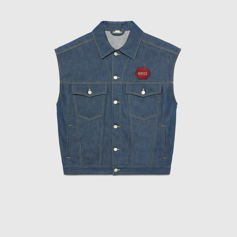 Gucci 100 denim vest 1