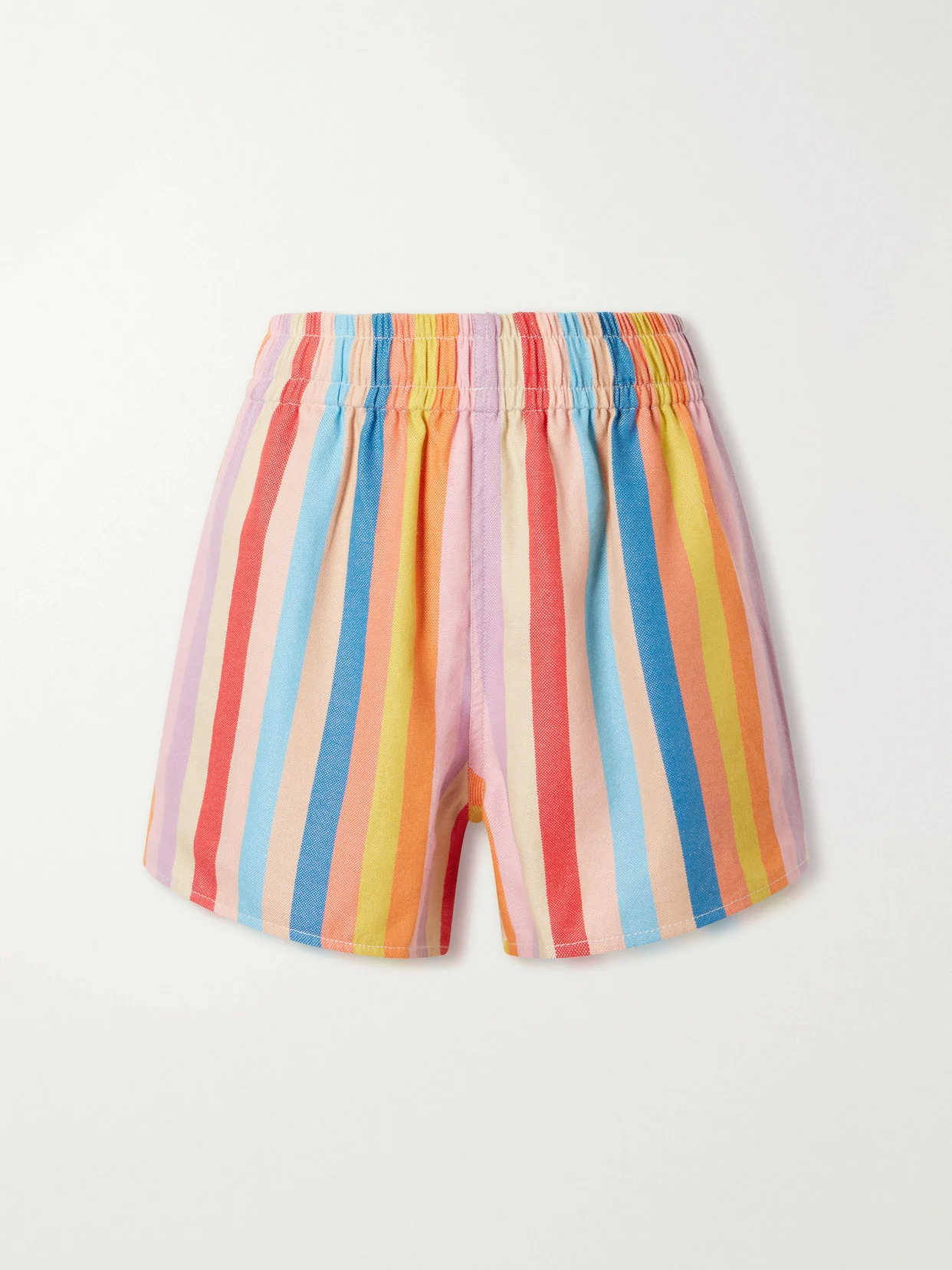 Striped Cotton-blend Shorts - 1