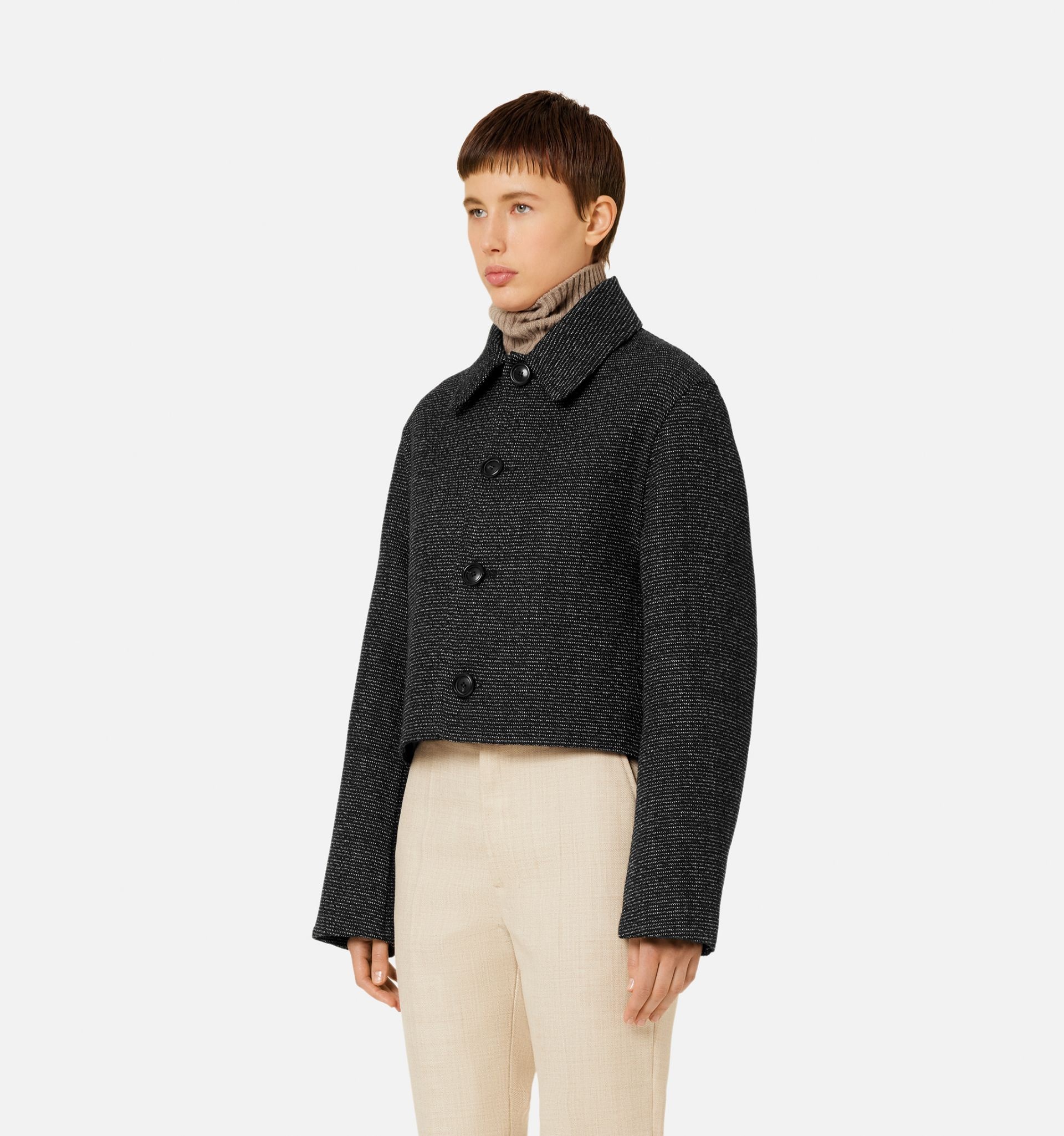 Double Face Short Jacket - 5