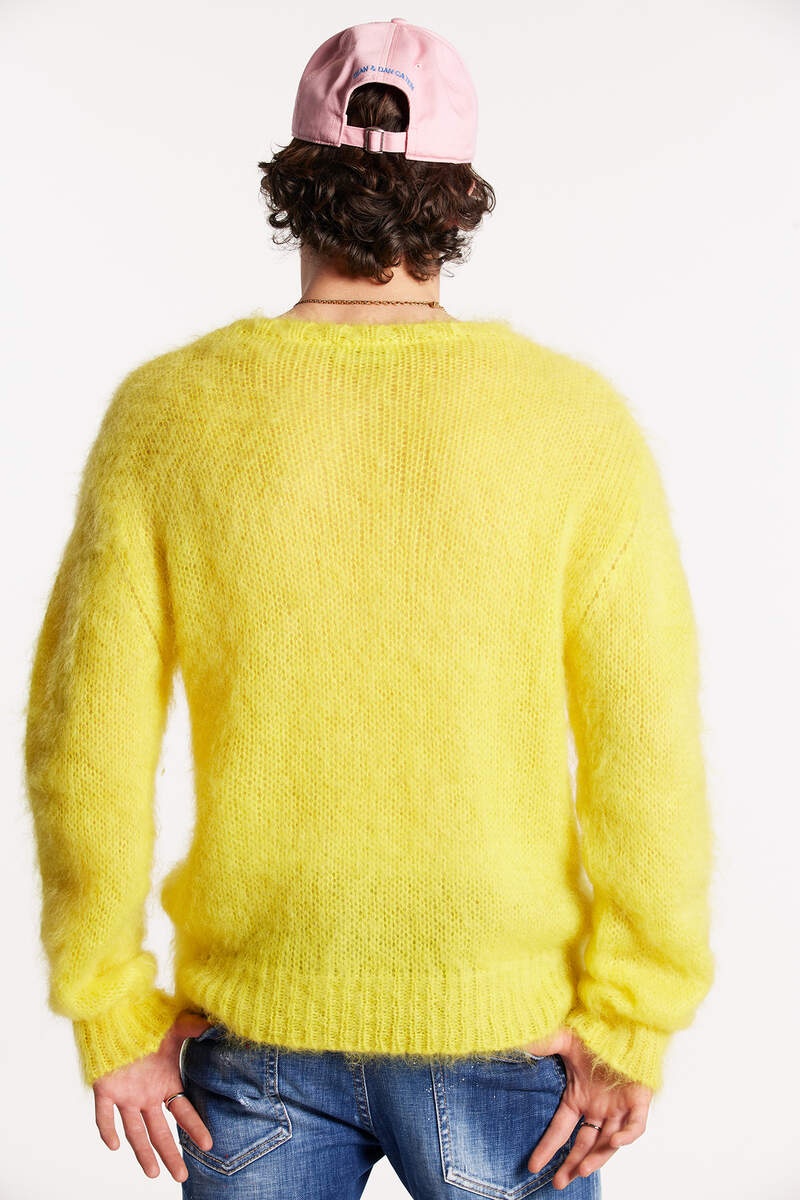 FUZZY CREWNECK KNIT - 2