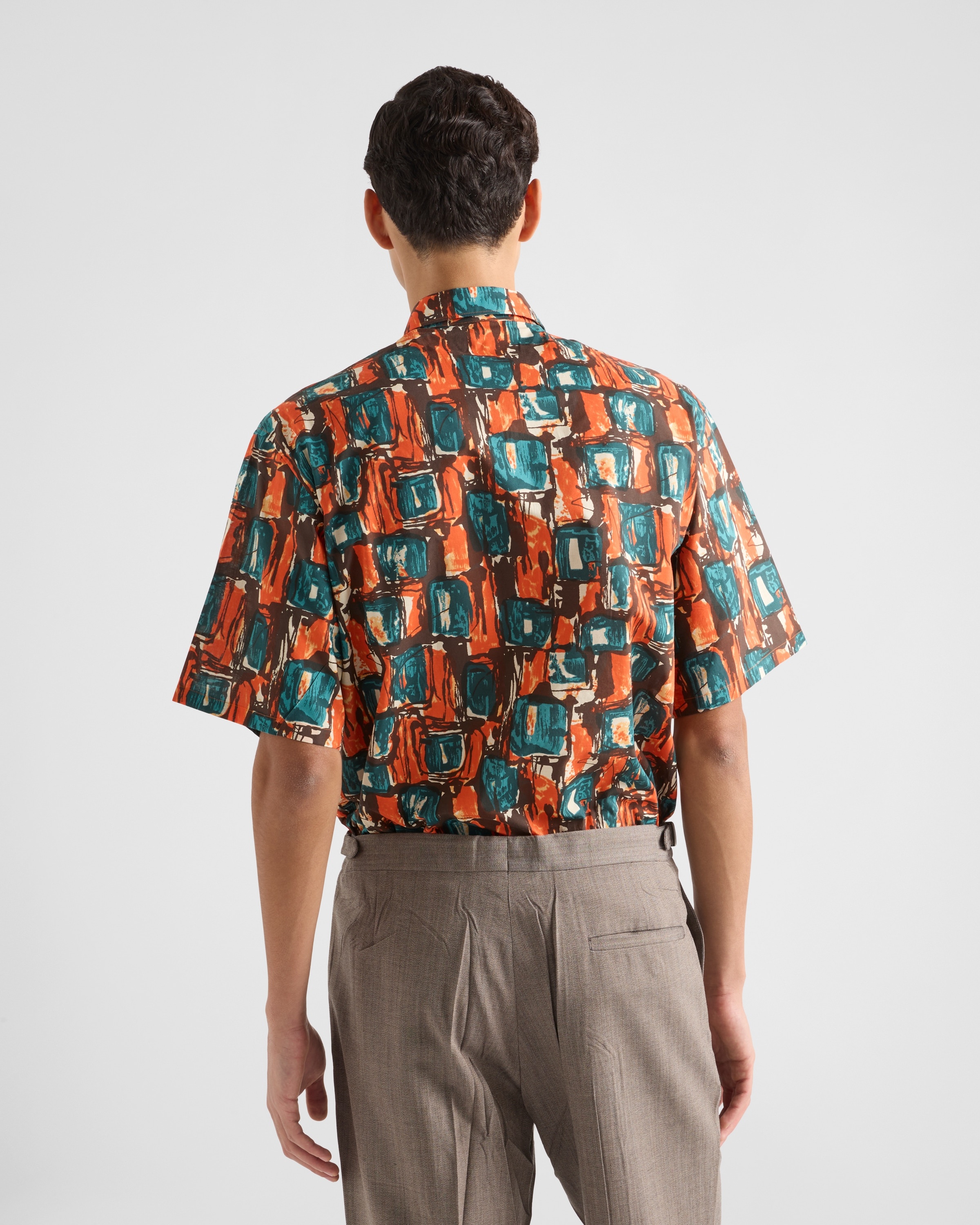 Short-sleeved cotton shirt - 5