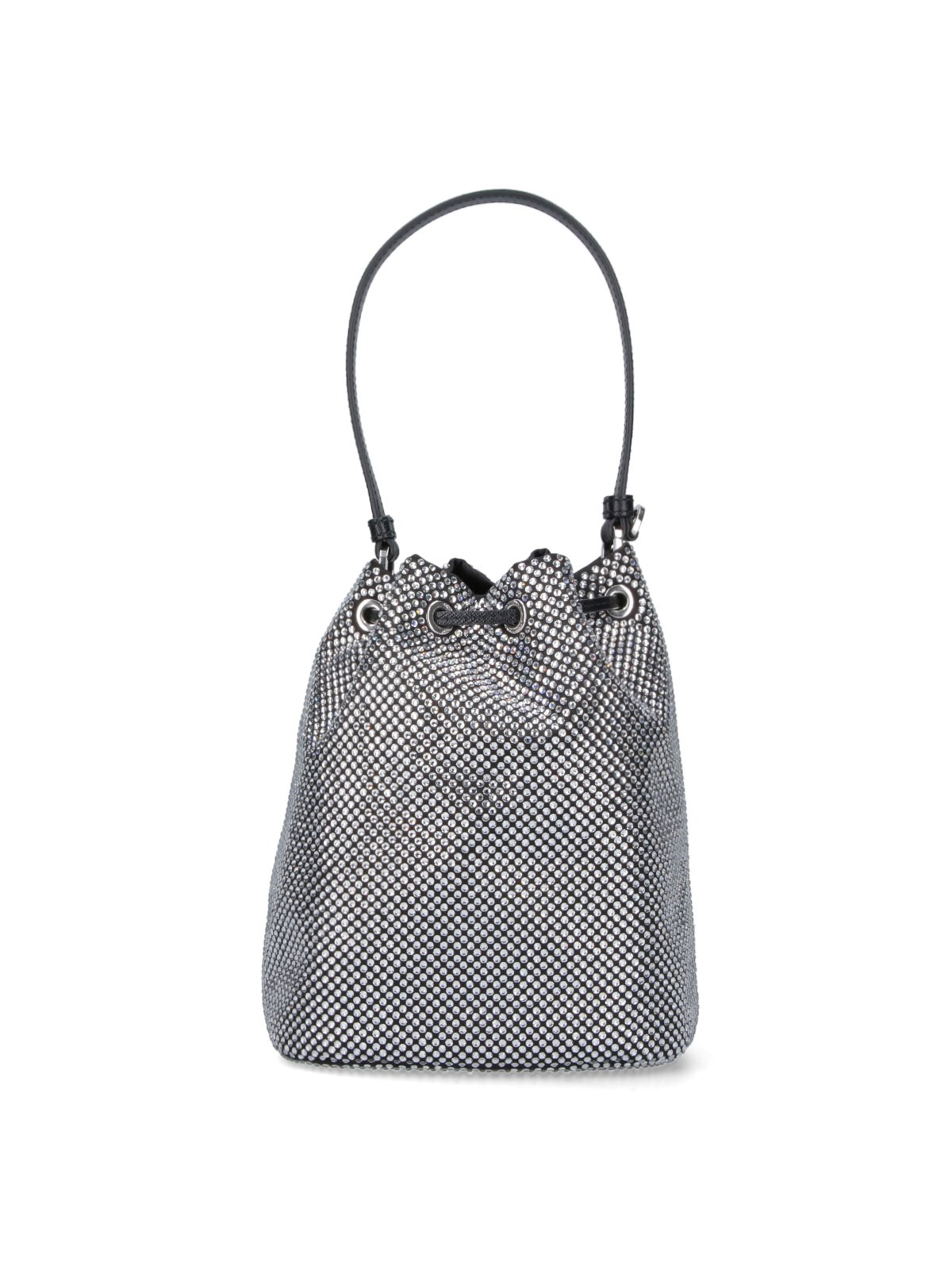 'DUET' RHINESTONE BUCKET BAG - 3