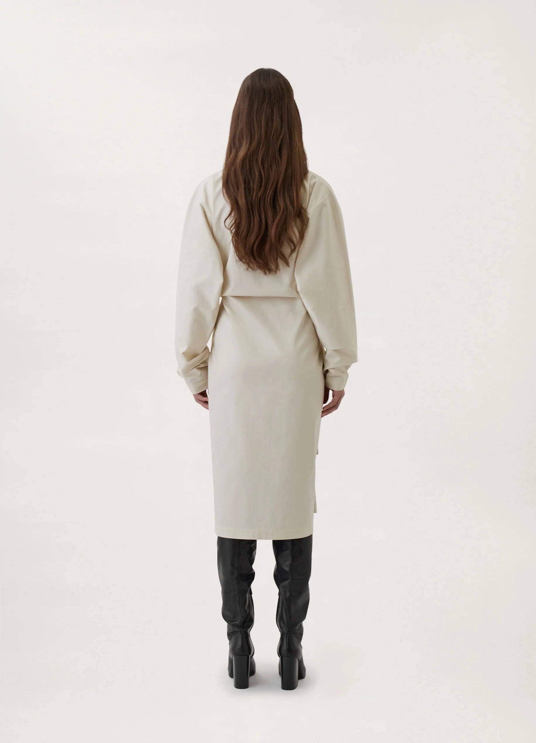 BELTED TILTED DRESS
COTTON TWILL - 4