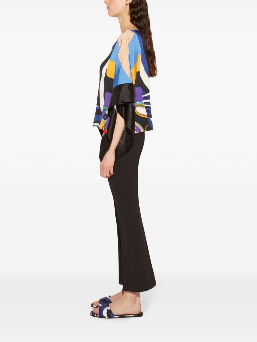 Iride-print kaftan - 3